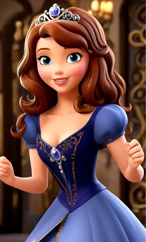 Sofia The First Fanart Older, Sofia The First Drawing, Sofia The First Aesthetic, Sofia The First Amulet, Sofia Amulet, Sofia The First Characters, Disney Princess Sofia, Princess Sofia The First, Two Princess