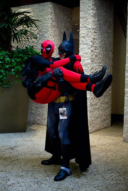 Batman And Deadpool, Deadpool And Batman, Batman And Spiderman, Ren Fair, Fandoms Unite, Marvel Cosplay, Comics Story, Nerd Alert, Avengers Assemble