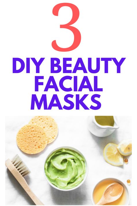 3 DIY Beauty Facial Masks - I'm all about facial masks and rubs for my skin. Here are so natural ones you can make from home! Soothing Face Mask, Hydrating Sheet Mask, Night Time Skin Care Routine, Diy Facial, Makeup For Moms, How To Do Makeup, Quick Diy, Vegan Skincare, Facial Masks