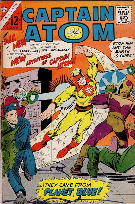 Captain Atom, Charlton Comics, Silver Age Comics, Steve Ditko, Classic Comic Books, Nerd Life, Silver Age, Classic Comics, American Comics