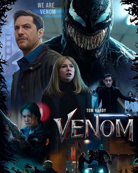 VENOM MEDIA on Instagram: “Nice Wallpaper🔥 . . . . #WE♠️RV3N0M💯 #venom #symbiote #inhardywetrust #tomhardy #eddiebrock #venommovie #marvel #marveluniverse…” We Are Venom, Venom 2018, Venom Symbiote, Venom Movie, Venom Art, Venom Comics, Best Action Movies, Marvel Venom, Movies And Series