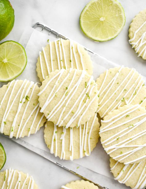 Tequila and Lime Sugar Cookies - Herbs & Flour Lime Sugar Cookies, Yogurt Flatbread, Mexican Cookies, Lime Cookies, Lime Desserts, Icing Recipe, Easy Cookie Recipes, Sugar Cookies Recipe, Easy Cookies