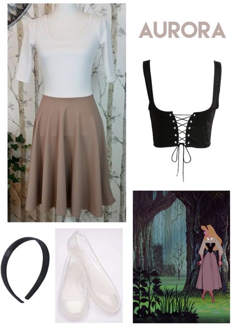 Aurora Outfit Ideas, Aurora Inspired Outfits, Disney Bounding Ideas, Aurora Disneybound, Halloween Is Cool, Bounding Outfits, Disneybound Ideas, Cool Disney, Disney Bound Outfits Casual