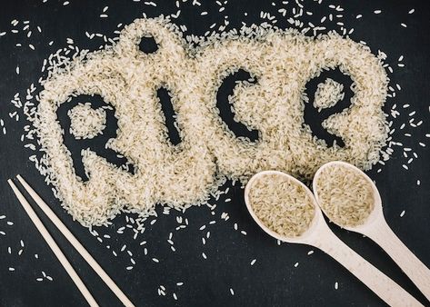 Rice Business, Rice Photo, Food Lettering, Photography Tea, Rice Brands, Raw Rice, Rice Plant, Egg Fried Rice, Persian Cuisine