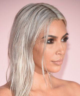 You’ll Never Believe How Long It Took Kim Kardashian to Go Platinum Blonde Blonde Hair Dark Eyebrows, Going Platinum Blonde, Going Blonde From Brunette, Kim Kardashian Blonde, Platinum Hair Color, Blonde Dye, Kim Kardashian Hair, Dark Eyebrows, Kardashian Hair