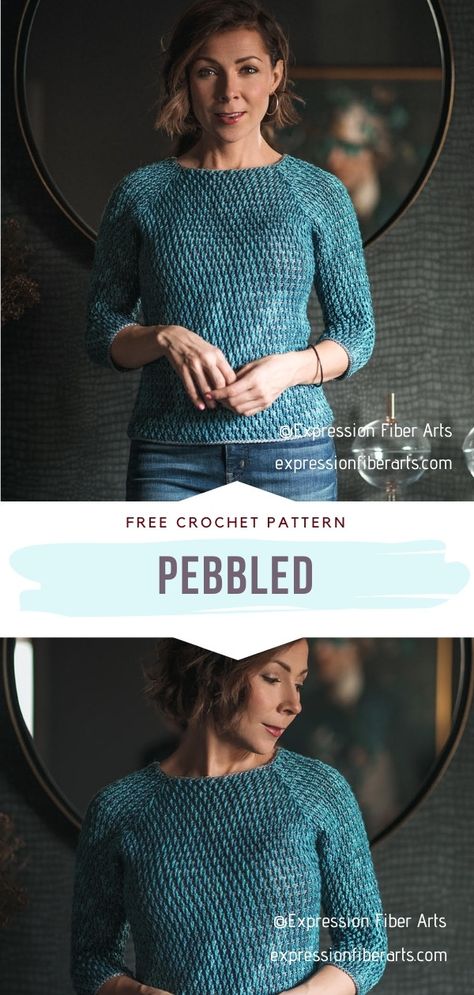 Pullover Sweaters Pattern, Crochet Sweater Design, Sweater Designs, Magic Crochet, Crochet Top Outfit, Crochet Sweater Pattern Free, Sweater Patterns, Womens Crochet Patterns, Crochet Sweaters