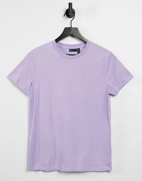 Plain Tshirt, Plain Design, Lavender Color, Saved Items, Cotton T Shirt, White Undershirt, Cotton Tshirt, Latest Trends, Asos