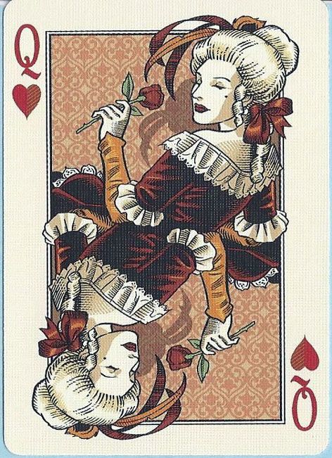 Queen of Hearts Venexiana Queen Of Hearts Card Drawing, Queen Of Hearts Playing Card Art, Queen Of Hearts Artwork, Queen Card Art, Queen Of Hearts Design, Queen Card Design, Modern Queen Of Hearts, Queen Of Hearts Illustration, Queen Of Hearts Drawing