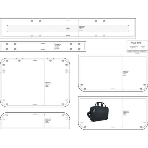 Simple Series Briefcase Template/Pattern | DIY, MYOG - Ripstop by the Roll Diy Laptop Bag Pattern, Backpack Design Concept, Leather Patterns Templates, Diy Handbags, Pattern Package, Laptop Carrying Case, Simple Wallet, Tooling Patterns, Upcycle Clothes Diy