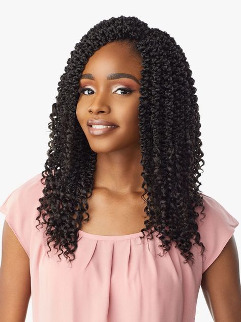 BOHEMIAN 12″ – SENSATIONNEL Crochet Passion Twist Hairstyles, Passion Twist Hairstyles, Crochet Passion Twist, Hairstyles Kids, Types Of Braids, Crochet Braid, Twist Style, Twist Outs, Half Wigs