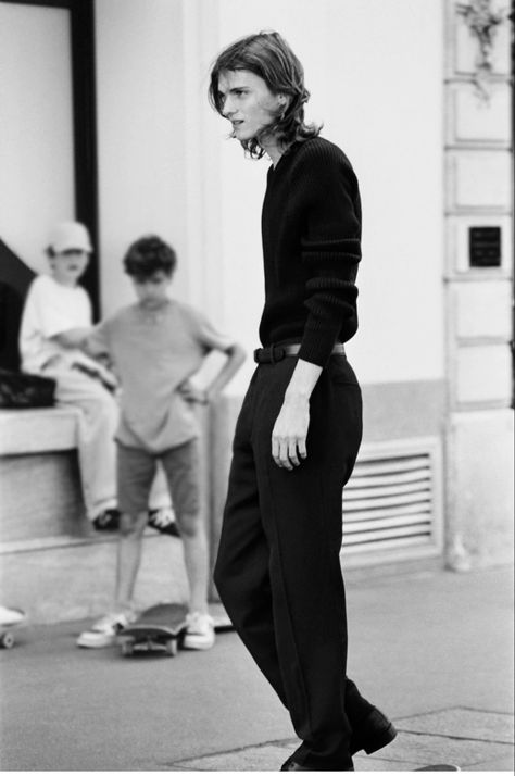 The Row Spring 2023, The Row Menswear, Runway Knitwear, Black Outfit Men, Mens Outfit Inspiration, French Chic, Menswear Fashion, Menswear Collection, Vogue Runway