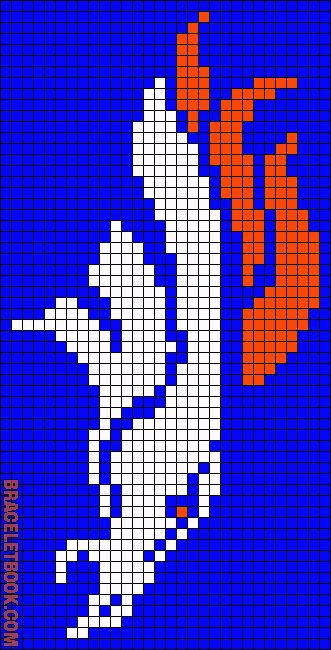 Nfl Pixel Art, Perler Bead Patterns Football Logo, Denver Broncos Pixel Art, Denver Broncos Crochet Pattern Free, Broncos Crochet Blanket Pattern, Plastic Canvas Patterns Free Football Nfl, Crochet Pincushion, Native American Beadwork Patterns, Barn Quilt Designs