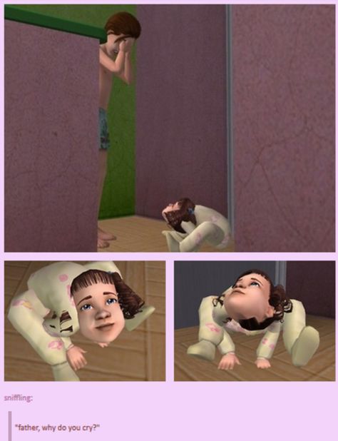 Sims Glitches, Sims Funny, Sims Memes, Image Meme, Funny Pins, On The Floor, Sims 3, Tumblr Funny, Bones Funny