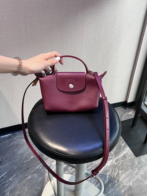 Longchamp Le Pliage Mini, Capsule 2023, Long Champ Bag, Winter Styling, Mini Outfit, Dream Bag, Dream Bags, Longchamp Bag, Micro Bag