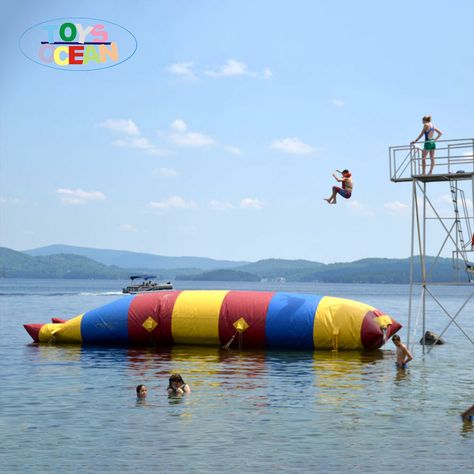 Minnow Swim, Water Blob, Inflatable Water Park, Pool Activities, Outside Activities, Pool Games, Small Lake, Adventure Park, Summer Bucket Lists