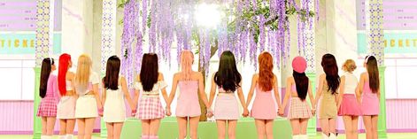 Loona Banner, Loona Header, Twitter Header, Girl Group, Fan Art, Pink