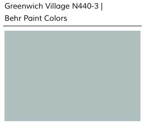 Village Green Behr, Behr Greenwich Village Bedroom, Green Behr Paint, Behr Blue Green Grey Paint, Village Green Behr Paint, Behr Village Green, Behr Ecological Green Paint, Behr Provence Blue, Paint Cabinets