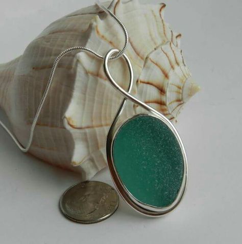 Seaglass Pendants, Sea Glass Silver Jewellery, Seaglass Jewelry, Sea Glass Crafts Jewellery, Sea Inspired Jewelry, Driftwood Jewelry, Silversmithing Jewelry, Handmade Silver Jewellery, Sea Glass Bracelet