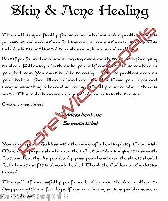 WICCA BOOK OF Shadows 10 pages HEALING SPELLS on Parchment with color images - $9.00 | PicClick Acne Spell, Book Of Shadows Spells, Wicca Book Of Shadows, Pregnancy Spells, Real Spells, Beauty Spells, Witchcraft Books, Magic Spell Book, Healing Spells