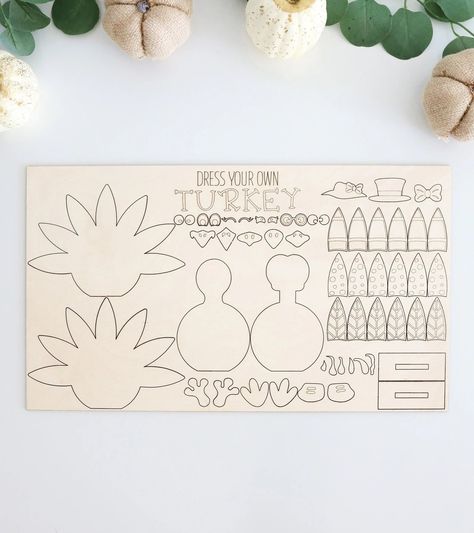 Interchangeable Dress Your Own Turkey Craft Laser Cut Digital File | Cute Thanksgiving Activity | Decor | Freestanding Turkey | Glowforge Glowforge Ideas, Thanksgiving Activity, Turkey Craft, Thanksgiving Activities, Free Standing, Digital Files, Laser Cut, Thanksgiving, On Instagram