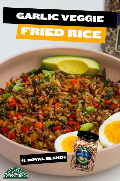 Fried Rice Vegetarian, Vegetable Fried Rice Recipe, Inflammation Recipes, Veggie Fried Rice, Seasonal Vegetables, Vegetable Fried Rice, Meatless Recipes, Food Bowls, Fried Vegetables