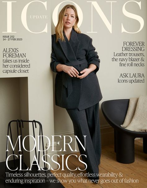 Our cover star is the effortlessly stylish Alexis Foreman. When deciding who we wanted to cover this issue, we felt it was important to have someone who shares our beliefs and commitment to timeless design. Alexis does both. The graphic designer-turned-content-creator has an impeccable eye for long-lasting, quality wardrobe pieces and I have long admired her ability to style classics in a thoroughly contemporary way. Alexis Foreman Style, Alexis Foreman, Wardrobe Pieces, Perfect Closet, Wardrobe Edit, Modern Wardrobe, Perfect Wardrobe, Leather Trousers, Minimal Style