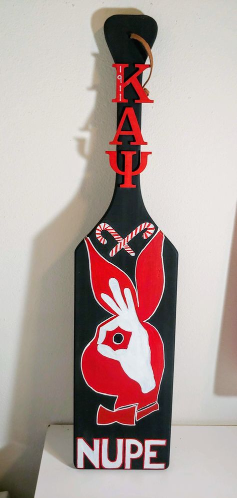 Nupe Kappa Gifts, Kappa Cane Ideas, Omega Psi Phi Paddle, Kappa Alpha Psi Paddle, Greek Paddles Fraternity, Fraternity Paddles For Guys, D9 Paddles, Greek Paddle Ideas, Kappa Alpha Psi Gifts