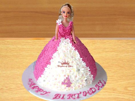 Barbie Doll Princess Cake for Girls Online Delivery in Noida | Unique Designer Birthday Cakes for Kids Cake Messages, Birthday Cake Messages, Cake Sayings, Barbie Cake Designs, Barbie Dress Cake, Doll Cake Designs, Barbie Doll Birthday Cake, Barbie Doll Cake, Doll Birthday Cake