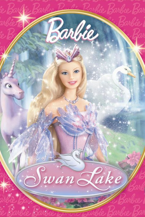 Barbie Of Swan Lake, Barbie Swan Lake, Evil Wizard, Barbie Fairytopia, Princess And The Pauper, Barbie Images, Netflix Free, Childhood Movies, Movie Covers