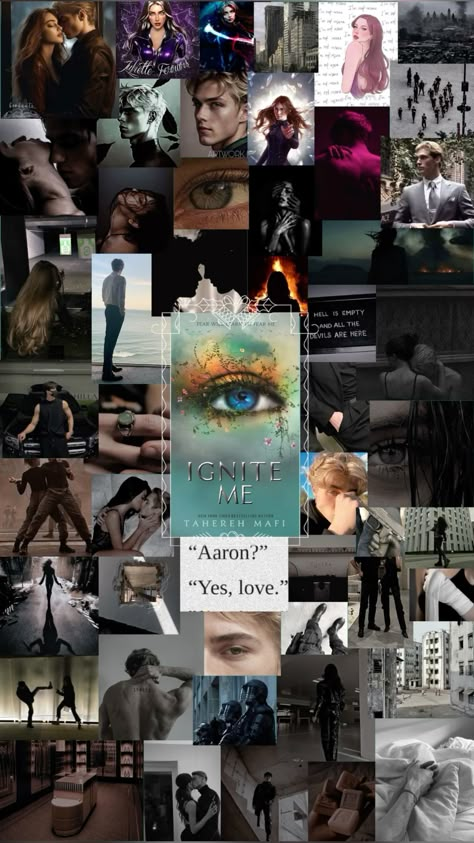 Ignite Me - Shatter Me Series Ignite Me Book Aesthetic, Unravel Me Tahereh Mafi, Ignite Me Aesthetic, Ignite Me Book, Ignite Me Fan Art, Shatter Me Juliette, Shatter Me Wallpaper, Shatter Me Series Aesthetic, Shatter Me Characters