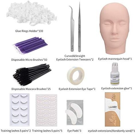 Lash Extensions Accessories, Lash Extension Materials, Lash Extension Supply List, Lash Tech Starter Kit, Beginner Lash Tech Supplies, Beginner Lash Tech Tips, Lash Tech Supplies, Eyelashes Business, Lash Extensions Kit