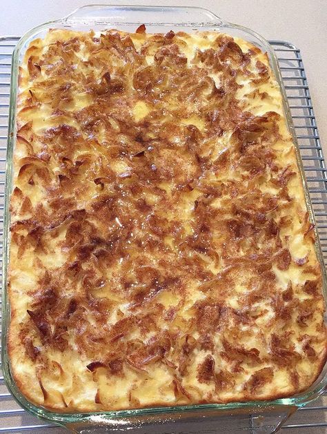 German Kugel Recipes, Sweet Lokshen Kugel, Apple Cinnamon Noodle Kugel, Matzo Kugel Recipes Sweet, Peach Kugel Recipe, Jewish Noodle Kugel, Noodle Kugel Recipes Sweet, Passover Noodle Kugel Recipes, Cinnamon Kugel 12 Tomatoes