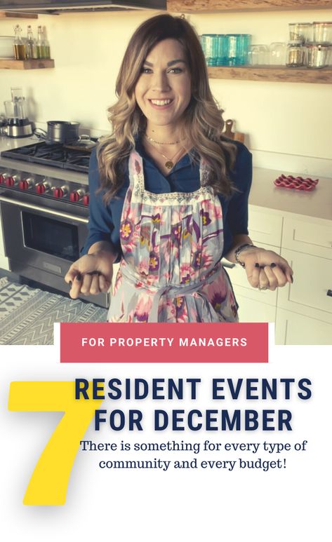 Ep 43: 7 Resident Events for December 2020 Resident Holiday Events, Holiday Resident Event Ideas, Winter Resident Events, December Resident Event Ideas, Christmas Resident Event Ideas, December Event Ideas, December Resident Events, Christmas Resident Events, Apartment Resident Events Ideas