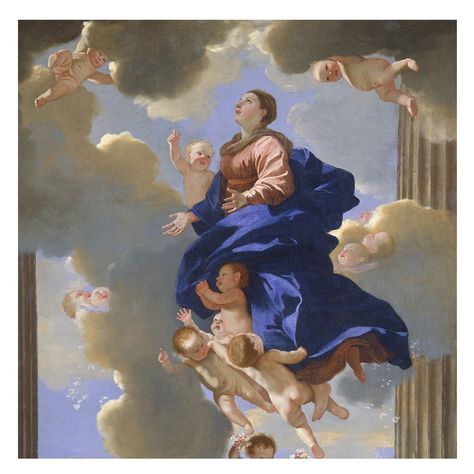 Some inspiration from the renaissance: 👼 Assumption of the Virgin. Nicolas Poussin: French, 1594 - 1665 . . .  #instagram #inspiration #french #art #artwork #design Assumption Of The Virgin, Nicolas Poussin, Catholic Wallpaper, Holy Mary, National Gallery Of Art, Vintage Wall Art, Gifts In A Mug, Photographic Prints, Art Wallpaper