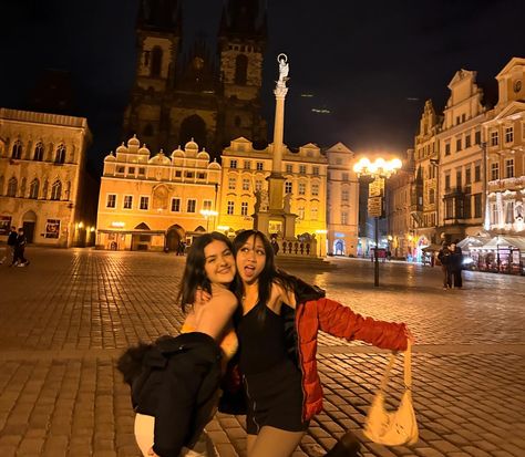 The different types of nightlife in Prague so far #bringbackcrepewednesday Prague Nightlife, Prague Aesthetic, Manifestation 2024, Prague Christmas, Aesthetic Friends, Vision Boards, Group Travel, March 17, Study Abroad