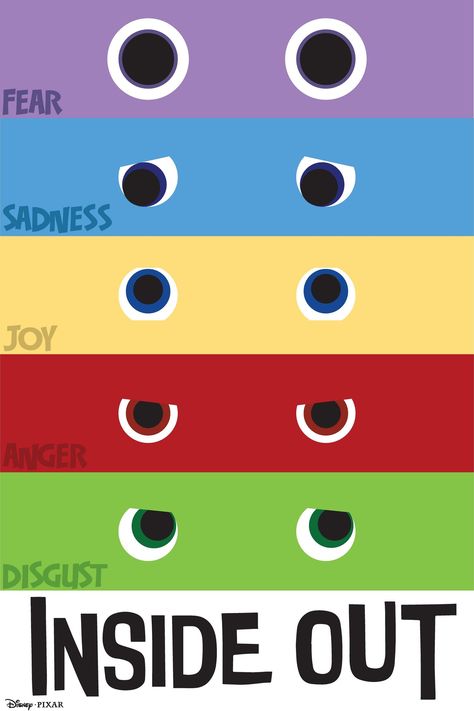 Inside Out Poster, Inside Out Project, Contest Poster, Disney Minimalist, Disney Quilt, Movie Inside Out, Home Disney, Minimal Movie Posters, Minimal Poster