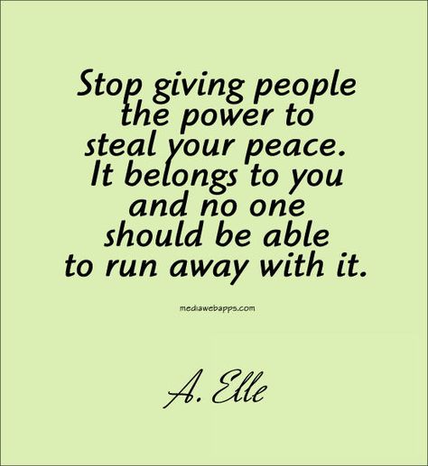 Stop giving people the power to steal your peace... quote life life quote inspirational quote inspiring quote wisdom quote be strong quotes Self Empowerment, A Quote, Note To Self, Great Quotes, Beautiful Words, Inspirational Words, Cool Words, Wise Words, Favorite Quotes