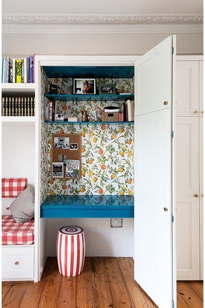 Fabulous bespoke storage solutions that optimise every square inch Office Nooks, Fitted Cupboards, Bespoke Carpentry, Declutter Bathroom, Alcove Wardrobe, Alcove Cabinets, Cupboard Ideas, Built In Wardrobes, Contemporary Style Furniture