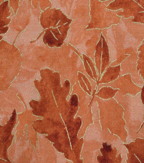 Embrace the Beauty of Autumn with Orange Leaves Harvest Metallic Cotton FabricAs the leaves begin to change and the air becomes crisp, it's time to get into the fall spirit with this stunning Orange Leaves Harvest Metallic Cotton Fabric The intricate outlines of the leaves add a touch of elegance to the fabric, while the metallic accents give it a subtle shimmer that will catch the eye Whether you're creating a comfy quilt or a stylish fall outfit, this fabric is sure to impressNot only is this Copper Fabric, Fall Acorns, Leaf Outline, Orange Leaves, Orange Leaf, White Pumpkins, Joanns Fabric And Crafts, Fabric Online, Fall Harvest