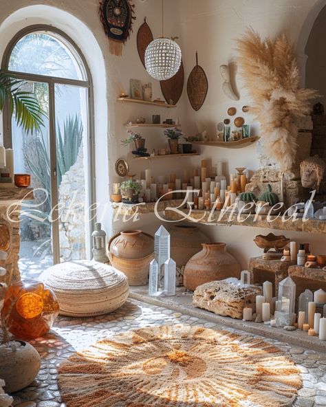 Botanical boho Crystal oasis 3/3 🪷🤎🕊️ Which room do you choose? ———————————— Follow @lekeria_ethereal for more ———————————— #spa #aiart #girly #girlyaesthetic #aesthetic #boho #bohoaesthetic #crystal #crystalshop #spiritual #healing #healingjourney #healingcrystals #healingimages Healing Images, Boho Spiritual, Aesthetic Boho, Boho Crystal, Spa Room, Branding Mood Board, Boho Aesthetic, Crystal Shop, Spiritual Healing