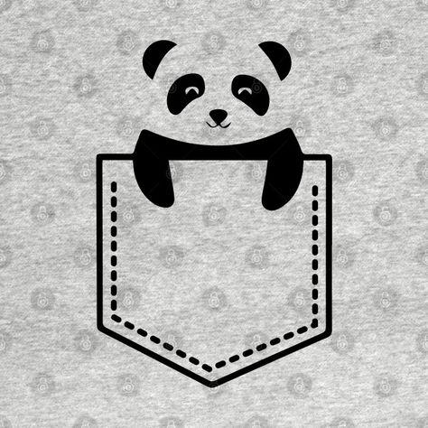 Check out this awesome 'Pocket+Panda' design on @TeePublic! Panda Tshirt Design, Panda Tshirt, Vault Boy, Cricut, Tshirt Designs, T Shirt, Fictional Characters, Gifts, Design