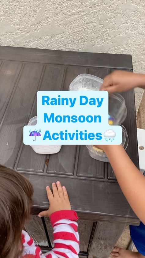 agavepediatrics on Instagram: 🌧🌧We in AZ love these monsoon days! Be safe out there, and check out some of these rainy day activities! Monsoon Activity For Kids, Carnival Activities, Numeracy Activities, Monsoon Kids, Multisensory Activities, Seasons Activities, Theme Activity, Outdoor Activities For Kids, Rainy Day Activities