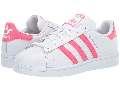 Adidas Superstar Women, Adidas Shoes Outlet, Shoe Wardrobe, Adidas Shoes Women, Adidas Kids, Best Running Shoes, Girls Shoes Kids, Pink Sneakers, Balance Shoes