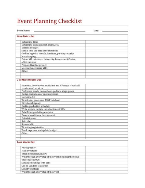 Corporate Event Planning Checklist, Event Coordinator Checklist, Event Checklist Template, Picnic Business, Business Plan Template Word, Event Planning Checklist Templates, Event Checklist, Event Planning Binder, Event Planning Worksheet