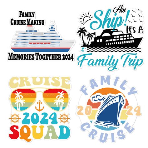 PRICES MAY VARY. Funny Cruise Ship Door Magne: Family trip cruise ship door magnet is designed with many classic elements, such as palm trees, anchors, ship rudders, and cruise ships. There is also a cute family slogan [FAMILY 2024 CRUISE] [Ship! Family Trip!] etc. Place these fun family anniversary cruise door magnets on your door to add humor to your anniversary cruise Reliable quality: These home travel magnets are mainly made of PVC material, which is safe and odorless to use, wear-resistant Cabin Door Decorations, Cruise Stateroom, Travel Magnets, Family Slogan, Anniversary Cruise, Door Magnet, Add Humor, Cruise Door, Cabin Doors