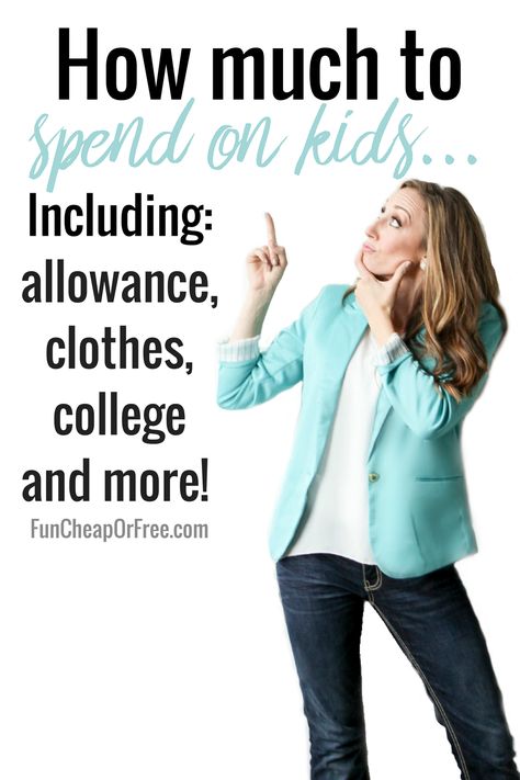 How much to spend on kids! | Allowance, clothes, college, etc | Q&A Tuesday - Fun Cheap or Free Kids Allowance, Jordan Page, Allowance For Kids, College Budgeting, Cheap Kids Clothes, Family Budget, Family Finance, Make Easy Money, Budgeting Finances