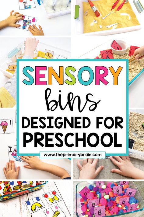 Sensory bins designed for preschoolers Fun Sensory Bins, Sensory Bin, Sensory Bins, Child Day, Making Memories, Engagement Activities, To Read, Preschool, Blog Posts