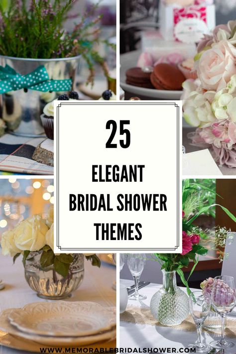 Bridal Shower Lunch Themes, Elegant Bridal Shower Centerpieces, Bridle Shower Decor, Household Shower Themes, Bridal Shower Themes For March, Unique Bridal Shower Centerpieces, Bridal Shower Color Theme, Modern Bridal Shower Themes, 2023 Bridal Shower Trends