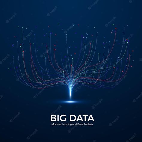 Premium Vector | Big data machine learning and data analysis. digital technology visualization. dot and connection lines. data flow analyze and processing information. Smartphone Ads, Data Flow, Robotic Surgery, Product Marketing, Digital Data, Unlimited Data, Portfolio Inspiration, Gradient Design, Data Processing