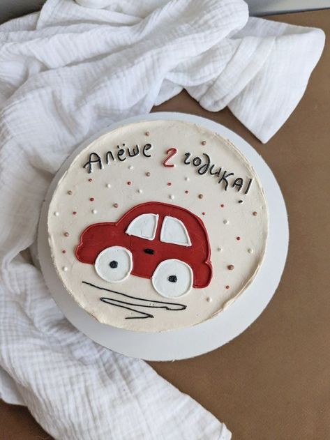 Car Bento Cake, 2 Year Boy Birthday Cake, Car Bday Cake, Birthday Cake Cars Boy, Birthday Cake Car Theme, Cake For 3 Year Boy, Cake For 2 Year Boy, Bento Cake Boy, Car Design Cake